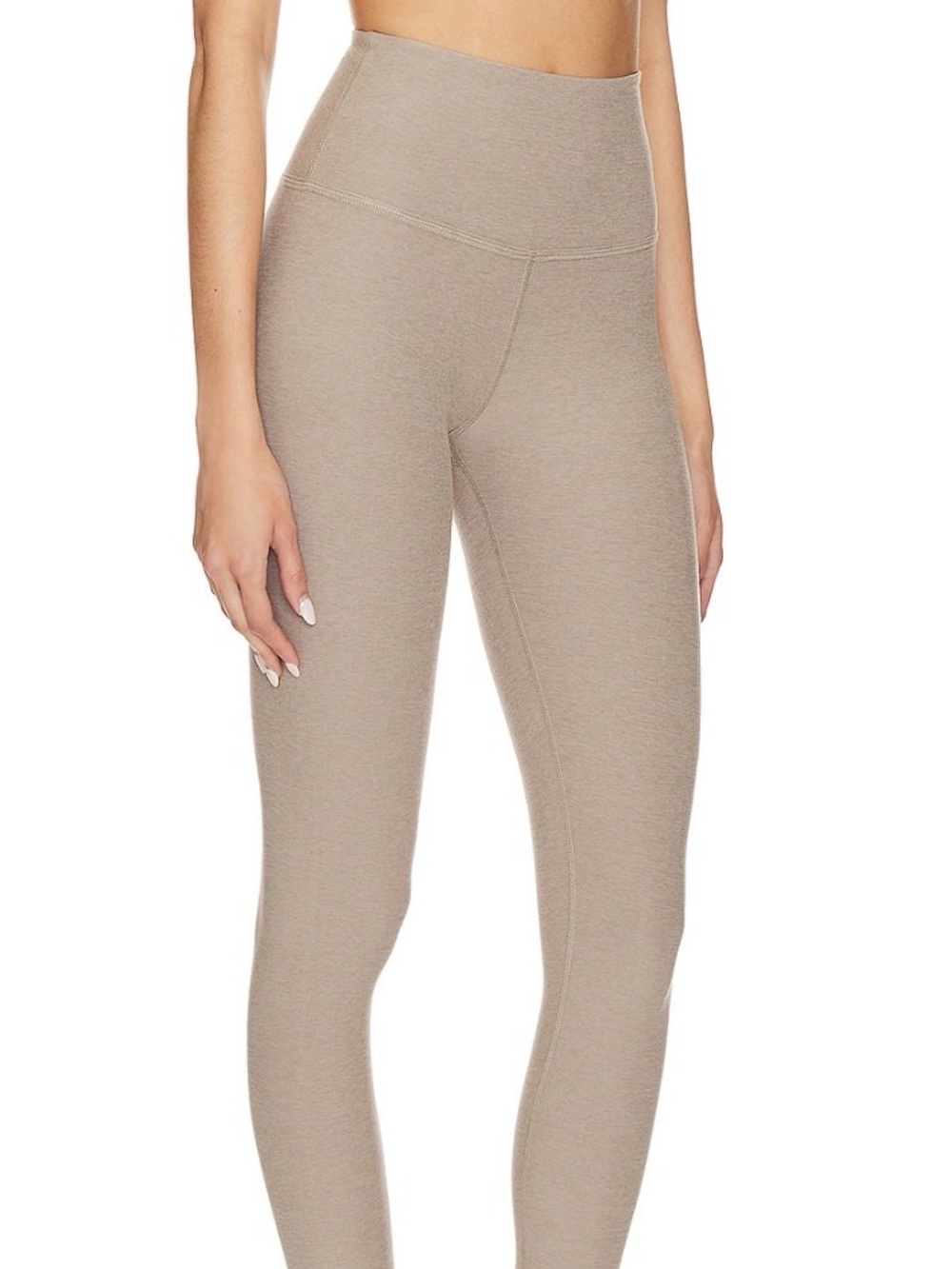 Beyond Yoga High-Waist Seamless Leggings in Taupe Size XS